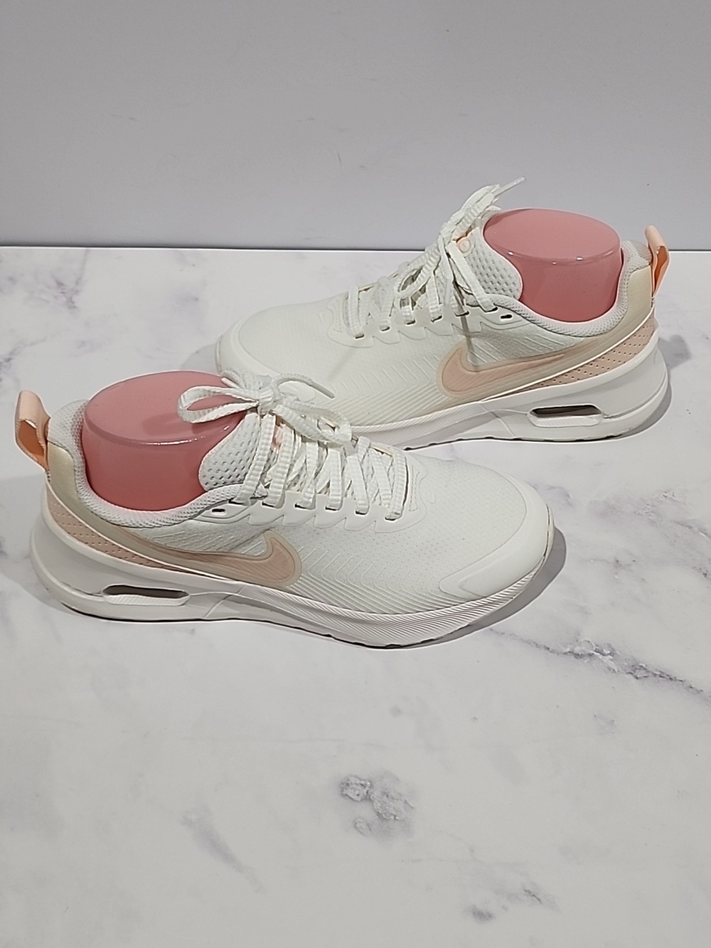 Nike Air Max Sneakers in Cream and Light Pink